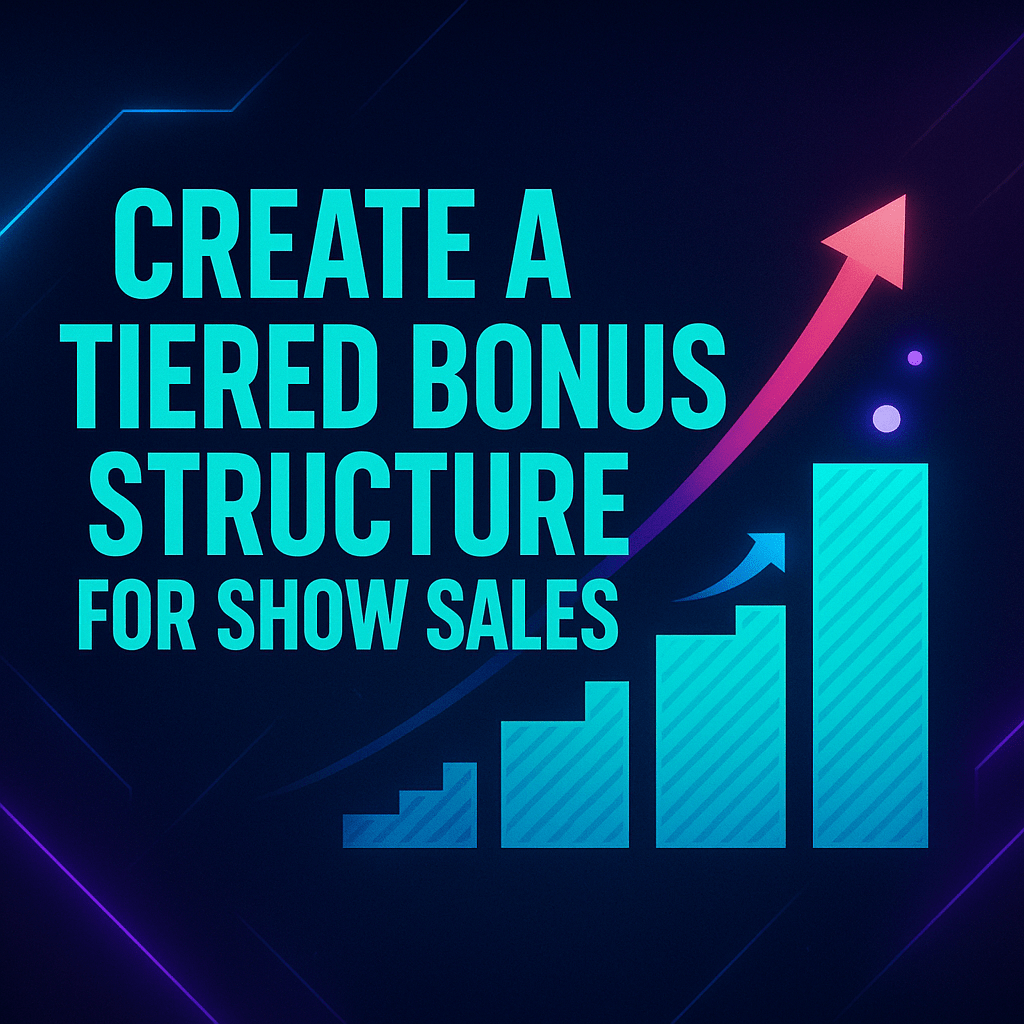 Create a Tiered Bonus Structure for Show Sales
